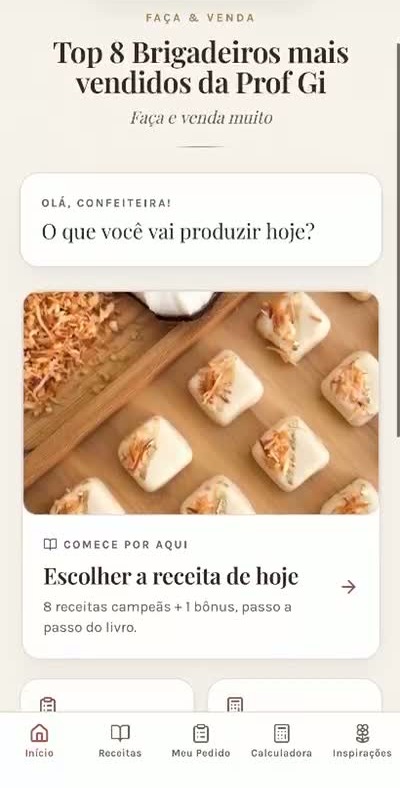 Tela do aplicativo: Tela inicial