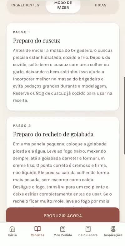 Tela do aplicativo: Meu Pedido